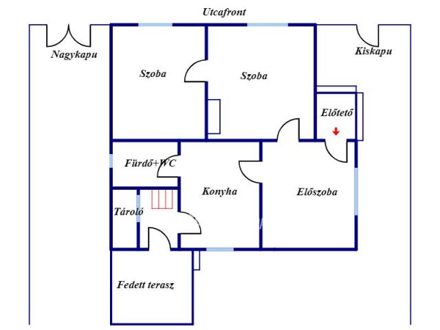 Eladó családi ház, Sarkadon 3.2 M Ft, 2 szobás