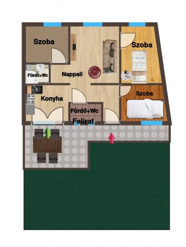 Eladó családi ház, Szombathelyen 69.9 M Ft, 4 szobás