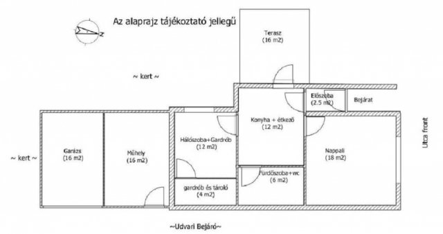 Eladó családi ház, Győrszemerén 39.9 M Ft, 2 szobás