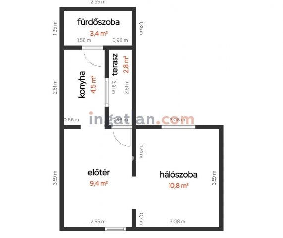 Eladó családi ház, Tiszakécskén 11.5 M Ft, 1 szobás