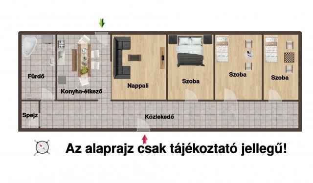 Eladó családi ház, Versegen 26 M Ft, 4 szobás