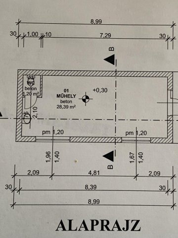 Eladó üzlethelyiség, Nyíregyházán, Katona utcában 18.5 M Ft