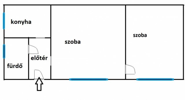 Eladó téglalakás, Budapesten, XV. kerületben 41 M Ft, 2 szobás