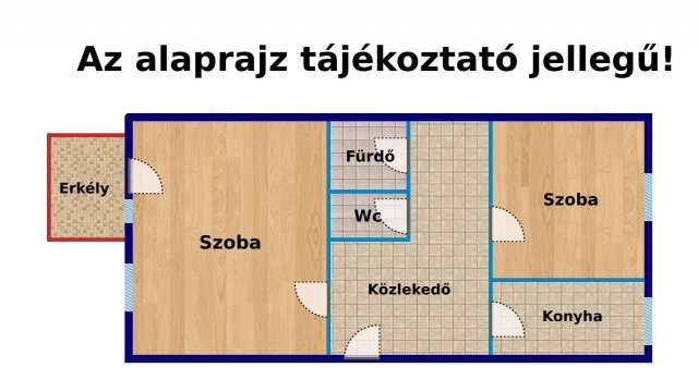 Eladó panellakás, Veszprémben 29.9 M Ft, 2 szobás