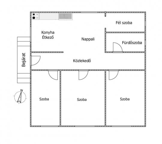 Eladó téglalakás, Szolnokon 55 M Ft / költözzbe.hu