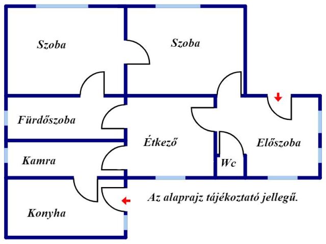 Eladó családi ház, Békésen 14.9 M Ft, 2 szobás