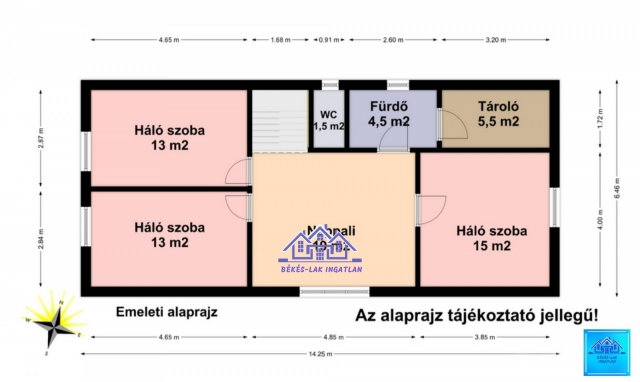 Eladó családi ház, Békésen, Róna utcában 42.9 M Ft, 4 szobás