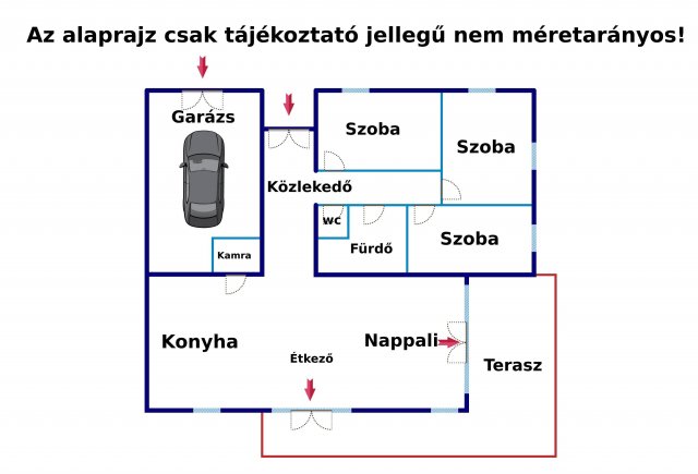 Eladó családi ház, Kerepesen 79.9 M Ft, 4 szobás