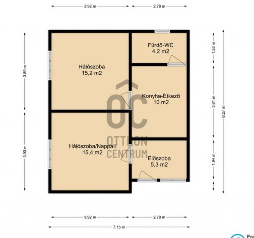 Eladó családi ház, Vindornyaszőlősön 19.9 M Ft, 2 szobás