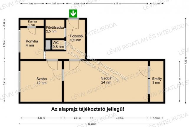 Eladó panellakás, Békésen 12.9 M Ft, 2 szobás