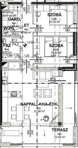 Eladó téglalakás, Csopakon 159 M Ft, 3 szobás