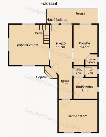 Eladó családi ház, Jászapátiban 34.5 M Ft, 5 szobás