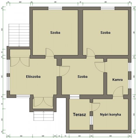 Eladó családi ház, Boconádon 6.9 M Ft, 3 szobás