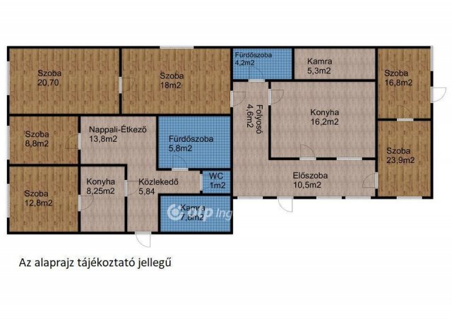 Eladó családi ház, Baktalórántházán 29.9 M Ft, 6 szobás