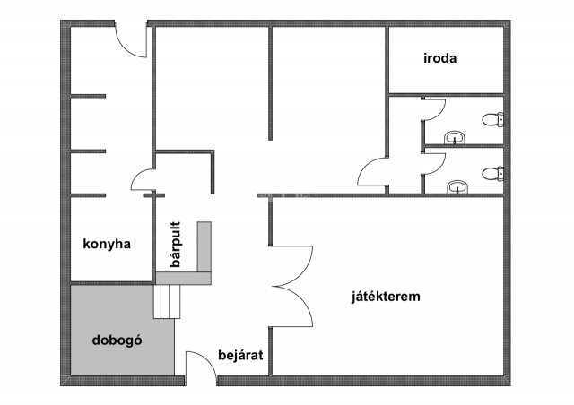 Kiadó üzlethelyiség, Székesfehérvárott 400 E Ft / hó