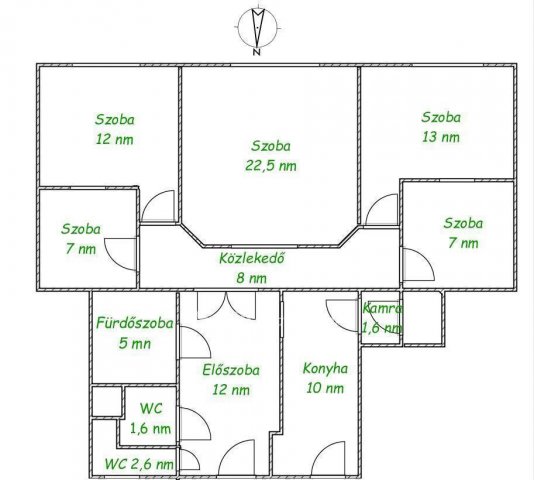 Eladó téglalakás, Budapesten, I. kerületben 125 M Ft, 3 szobás