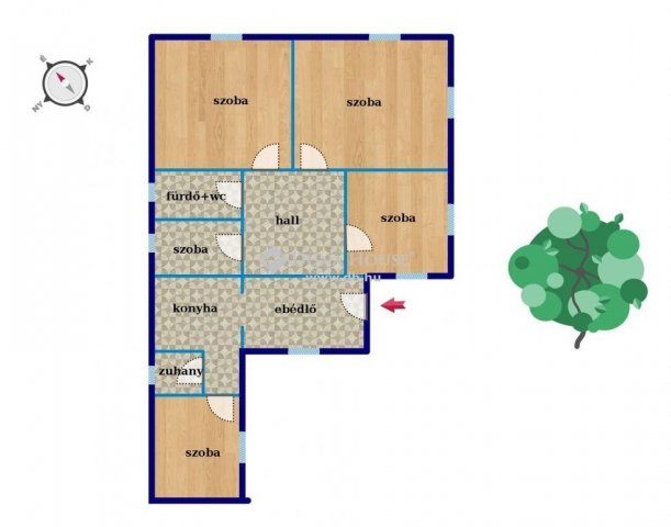 Eladó családi ház, Maglódon 59.9 M Ft, 3+1 szobás