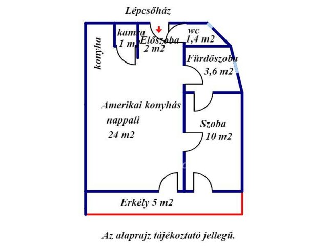 Eladó téglalakás, Gyulán 38 M Ft, 1+1 szobás