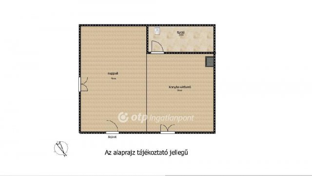 Eladó nyaraló, Dömsödön 11 M Ft, 2 szobás