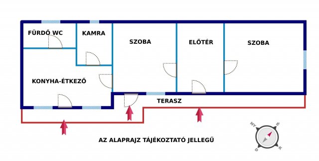 Eladó családi ház, Baracson 30.5 M Ft, 2 szobás