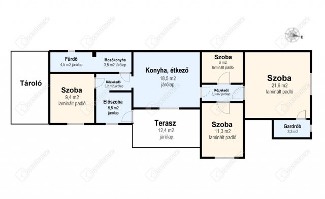Eladó családi ház, Szikszón 19.99 M Ft, 4 szobás