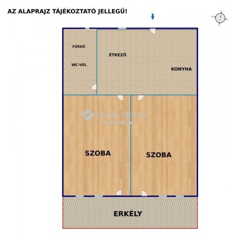 Eladó nyaraló, Balatonalmádiban 44.9 M Ft, 2 szobás