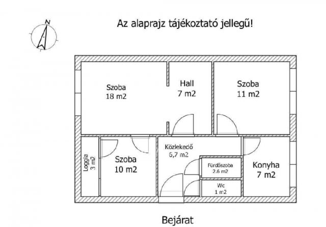 Eladó panellakás, Győrött 52 M Ft, 1+2 szobás