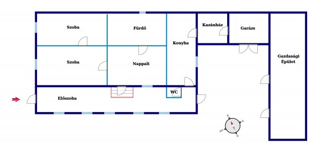 Eladó családi ház, Kunbaracson 20.95 M Ft, 3 szobás