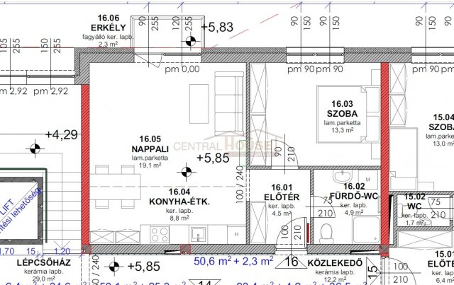 Eladó téglalakás, Sopronban 57.5 M Ft, 2 szobás