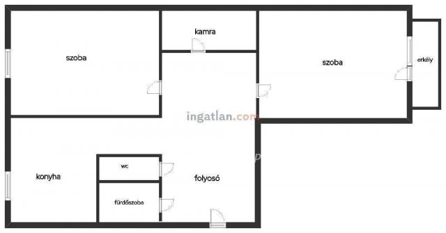 Eladó panellakás, Miskolcon 32.5 M Ft, 2 szobás
