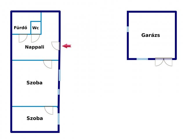Eladó családi ház, Kecskeméten 33.5 M Ft, 3 szobás