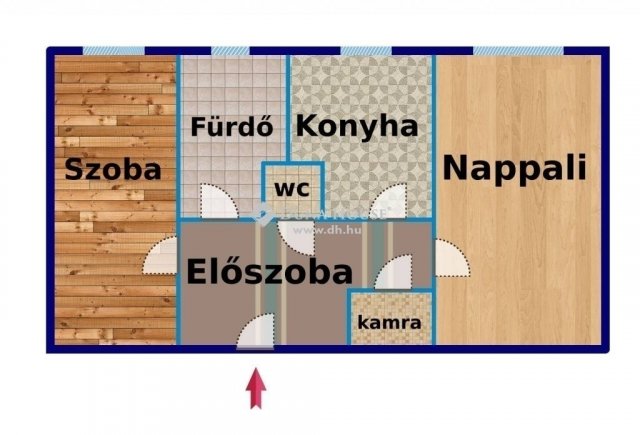 Eladó téglalakás, Budapesten, IV. kerületben 53.9 M Ft, 2 szobás