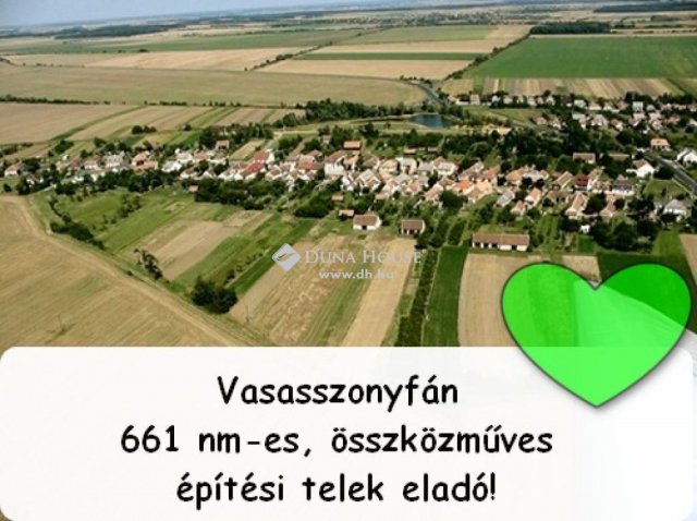 Eladó telek, Vasasszonyfán 12.9 M Ft / költözzbe.hu