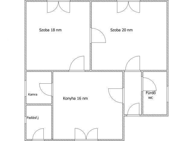 Eladó családi ház, Kehidakustányban 30 M Ft, 2 szobás