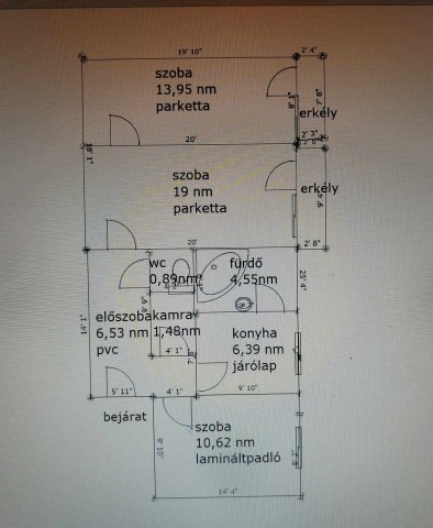 Eladó téglalakás, Bátonyterenyén 19.9 M Ft, 2+1 szobás