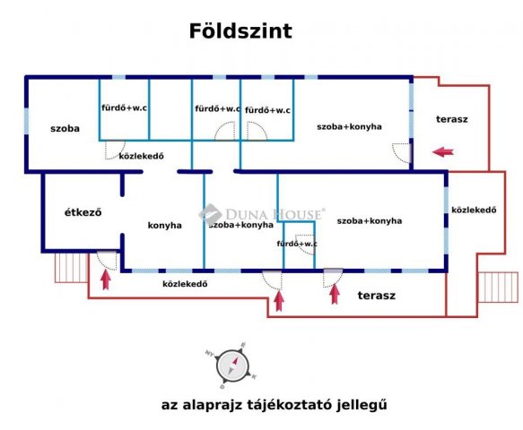 Eladó családi ház, Balatonlelleén 360 M Ft, 13 szobás