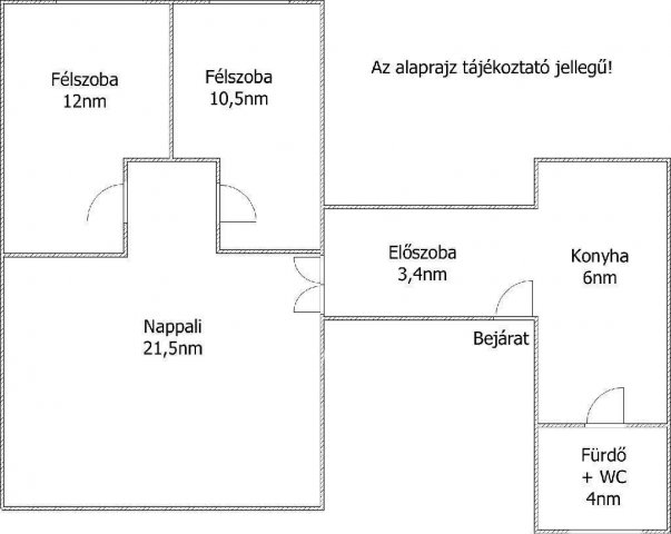 Eladó téglalakás, Budapesten, VIII. kerületben 71.9 M Ft