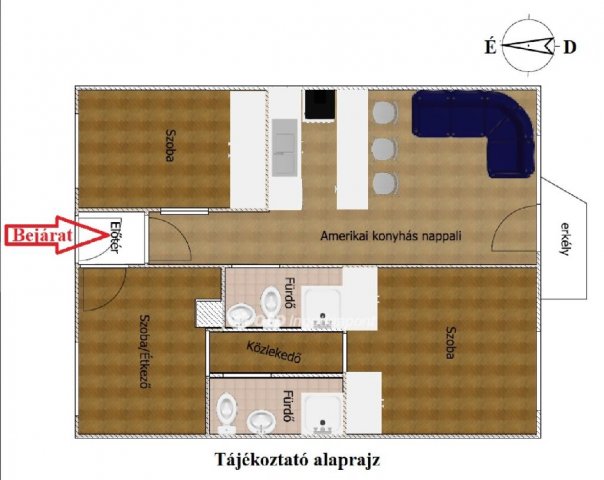 Eladó téglalakás, Budapesten, V. kerületben 215 M Ft, 2+2 szobás
