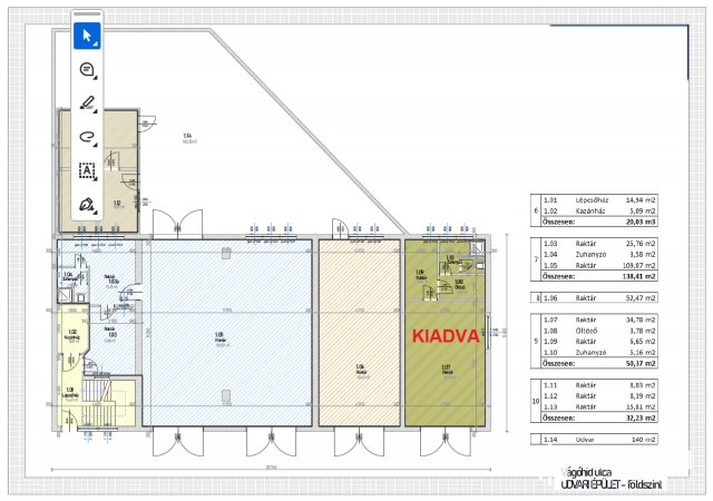 Kiadó ipari ingatlan, Győrött 527 E Ft / hó