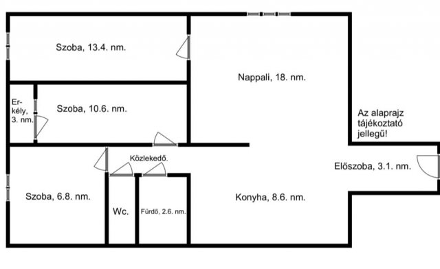 Eladó panellakás, Szegeden, Csongrádi sugárúton 63.9 M Ft