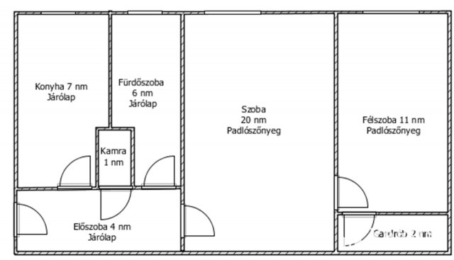 Eladó téglalakás, Salgótarjánban 14.6 M Ft, 2 szobás