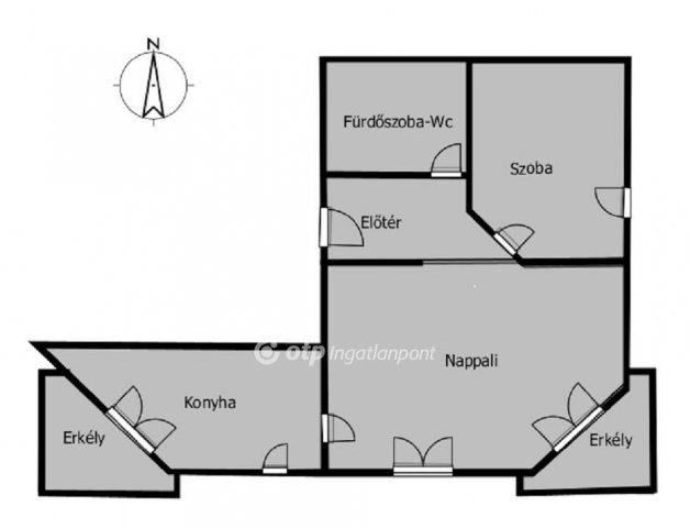 Eladó téglalakás, Budapesten, XXI. kerületben 49.9 M Ft