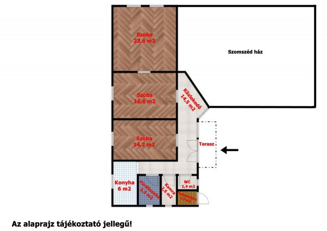 Eladó családi ház, Gyulán 26.8 M Ft, 3 szobás