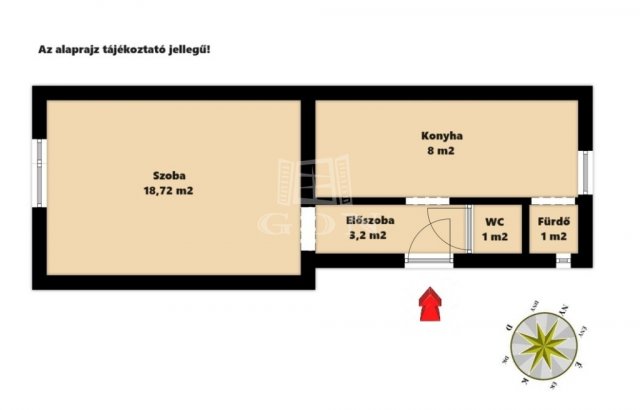Eladó téglalakás, Budapesten, X. kerületben 23.99 M Ft, 1 szobás