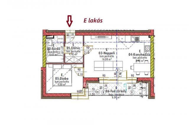 Eladó téglalakás, Mendén 46.5 M Ft, 2 szobás
