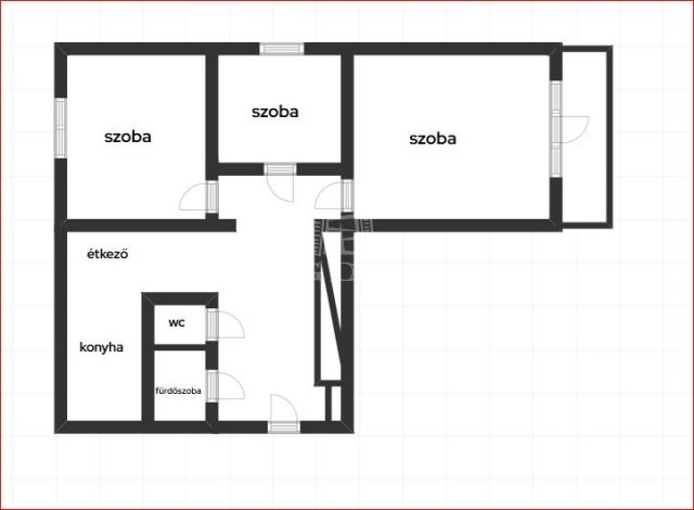 Kiadó panellakás, albérlet, Kecskeméten 160 E Ft / hó, 3 szobás