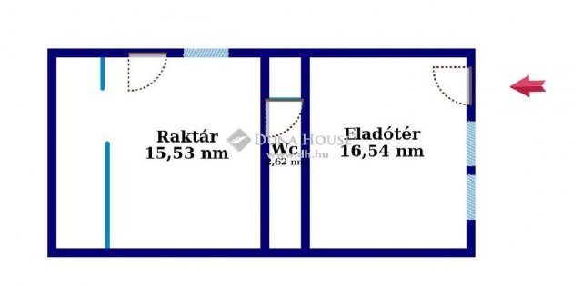 Eladó üzlethelyiség, Tatabányán 4.99 M Ft