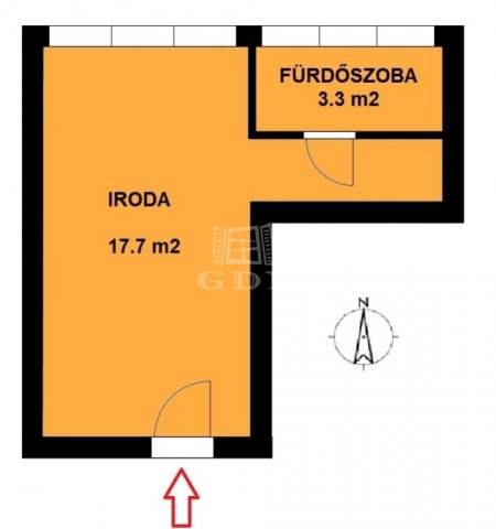 Eladó iroda, Miskolcon 12.7 M Ft, 1 szobás / költözzbe.hu