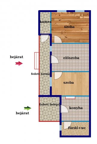 Eladó családi ház, Takácsin 15.99 M Ft, 2 szobás