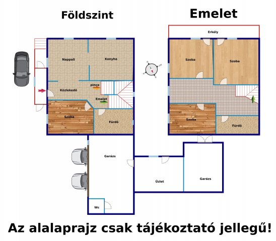 Eladó családi ház, Tóalmáson 89.9 M Ft, 5 szobás